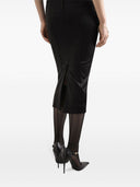 Dolce & Gabbana Satin Bustier Midi Dress