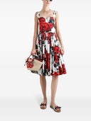 Vestido midi de algodón estampado de Dolce & Gabbana