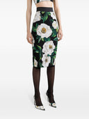 Dolce & Gabbana Printed Midi Skirt