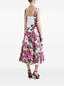 Dolce & Gabbana Gedrukte midi -rok