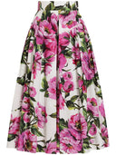 Dolce & Gabbana Gedrukte midi -rok