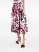 Dolce & Gabbana Gedrukte midi -rok