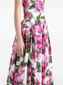 Dolce & Gabbana Gedrukte midi -rok