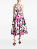 Dolce & Gabbana Gedrukte midi -rok