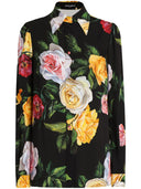 Camisa de seda estampada de Dolce & Gabbana