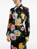 Camisa de seda estampada de Dolce & Gabbana