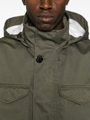 Stone Island Logo Cotton Field Jacket