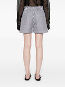 Sport Max Striped Cotton Shorts