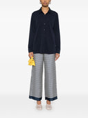 S Max Mara Silk Striped Trousers