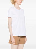 S Max Mara Logo Cotton T -skjorte