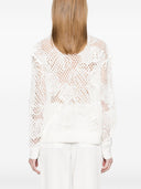 Max Mara Embroidered Cotton Top
