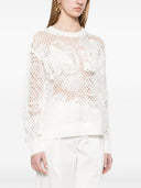 Max Mara Embroidered Cotton Top