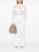 Max Mara Embroidered Cotton Top