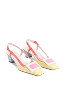 Roger Vivier Belle Vivier Leather Slingback Pumps