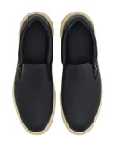 Ferragamo Leather Slip On Sneakers