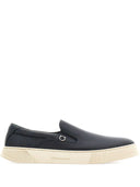 Ferragamo Leather Slip On Sneakers