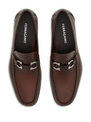 Ferragamo Gancini Leather Loafers