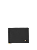 Ferragamo Gancini Leather Clip Wallet