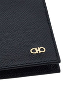 Ferragamo Gancini Leather Clip Wallet