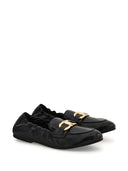 Ferragamo Gancini Leather Loafers