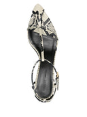 Khaite Bella Leather Heel Sandals