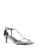 Khaite Bella Leather Heel Sandals