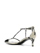 Khaite Bella Leather Heel Sandals
