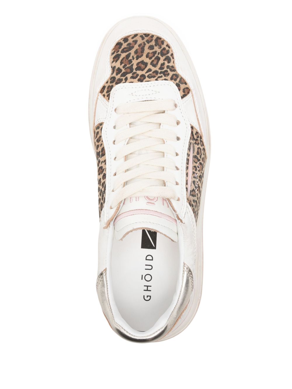 Ghoud tweener låga läder sneakers