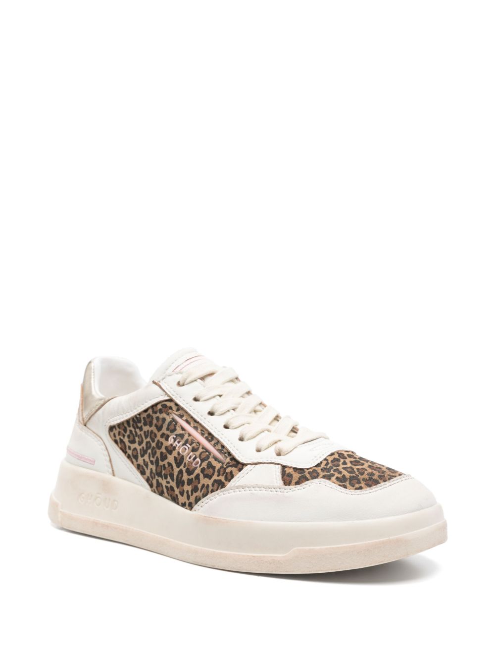 Ghoud tweener låga läder sneakers