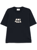 Ami Paris Logo Cotton T Shirt
