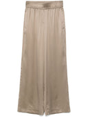 Brunello Cucinelli Silk Wide Leg Trousers