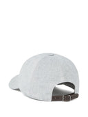 Brunello Cucinelli Logo Linen Baseball Cap