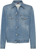 Brunello Cucinelli Denim Cotton Jacket