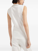 Brunello Cucinelli Cotton V Necked Top