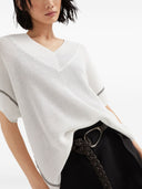 Brunello Cucinelli Cotton V Necked Top