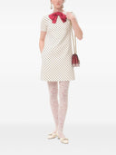 Valentino punteado mini vestido