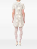 Valentino punteado mini vestido