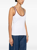 Gucci Web Detail Cotton Top top