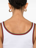 Gucci Web Detail Cotton Top top