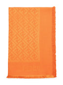Fendi Ff Wool And Silk Scarf