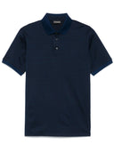 Emporio Armani Allover Logo Cotton Polo Shirt