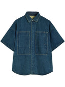 Jil Sander Plus Shirt in cotone in denim