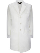 Comme des Garcons enkeltbrystet frakke