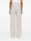 Max Mara Linen Blend Wide Leg Trousers