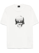 PS von Paul Smith Tape Schädel Baumwoll -T -Shirt