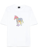 Ps By Paul Smith Zebra Craft Cotton T Shirt