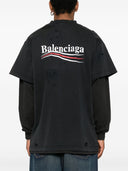 Balenciaga Political Campaign Cotton T Shirt