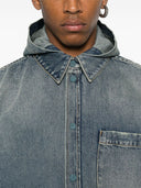 バレンシアガフード付きデニムジャケット