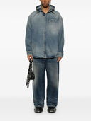 バレンシアガフード付きデニムジャケット