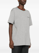 Gucci Web Detail Cotton T Shirt